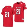 nc state wolfpack custom red college football youth jersey