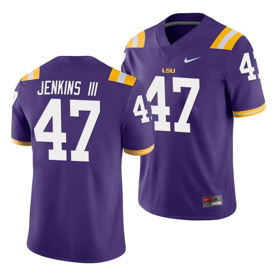 nelson jenkins iii purple game men's jersey