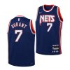 nets kevin durant youth blue city edition 2021 22 jersey