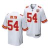 nick bolton chiefs 2021 nfl draft game men's white jersey