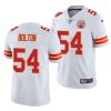 nick bolton chiefs 2021 nfl draft vapor limited men's white jersey