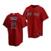 nick yorke red sox 2020 mlb draft replica alternate red jersey