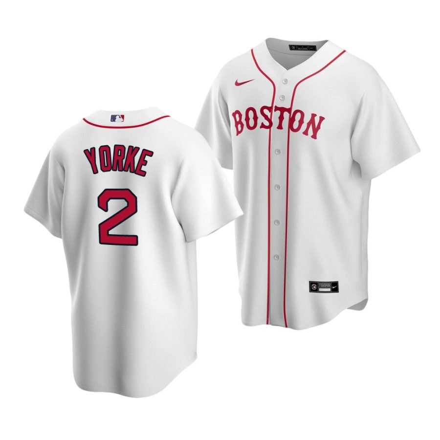 nick yorke red sox 2020 mlb draft replica alternate white jersey