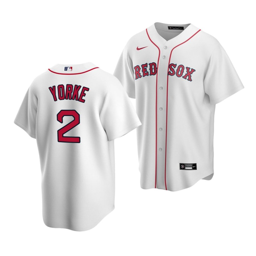 nick yorke red sox 2020 mlb draft replica home white jersey