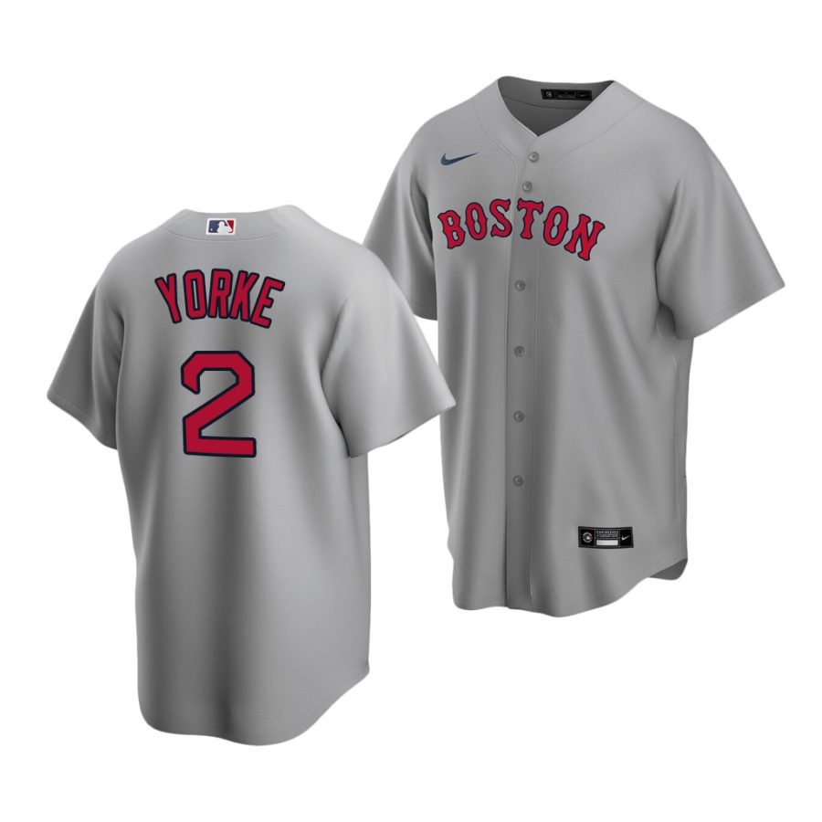 nick yorke red sox 2020 mlb draft replica road gray jersey