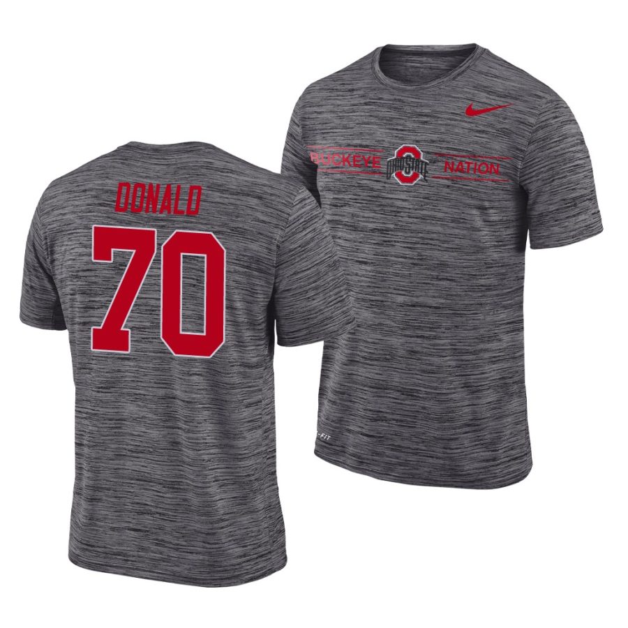 noah donald gray gfx velocity ohio state buckeyes shirt