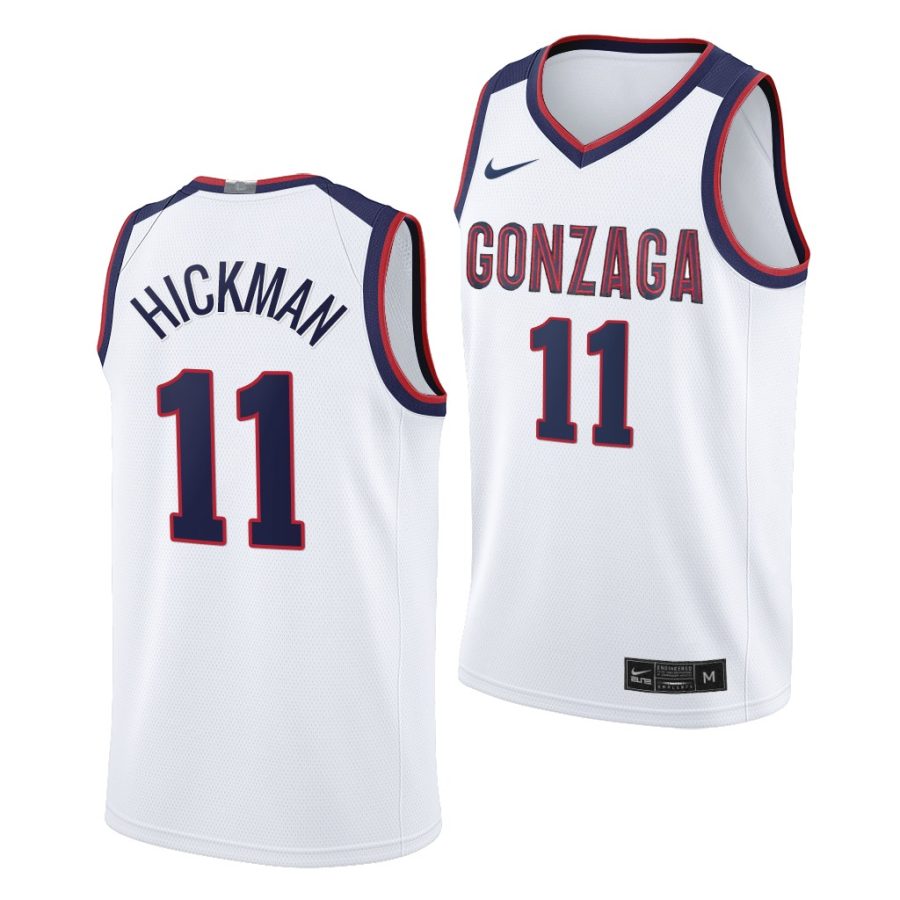 nolan hickman gonzaga bulldogs home jersey