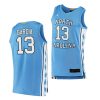 north carolina tar heels dawson garcia blue college basketball 2021 top transfers jersey