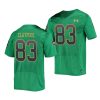 notre dame fighting irish chase claypool green college football men's jersey