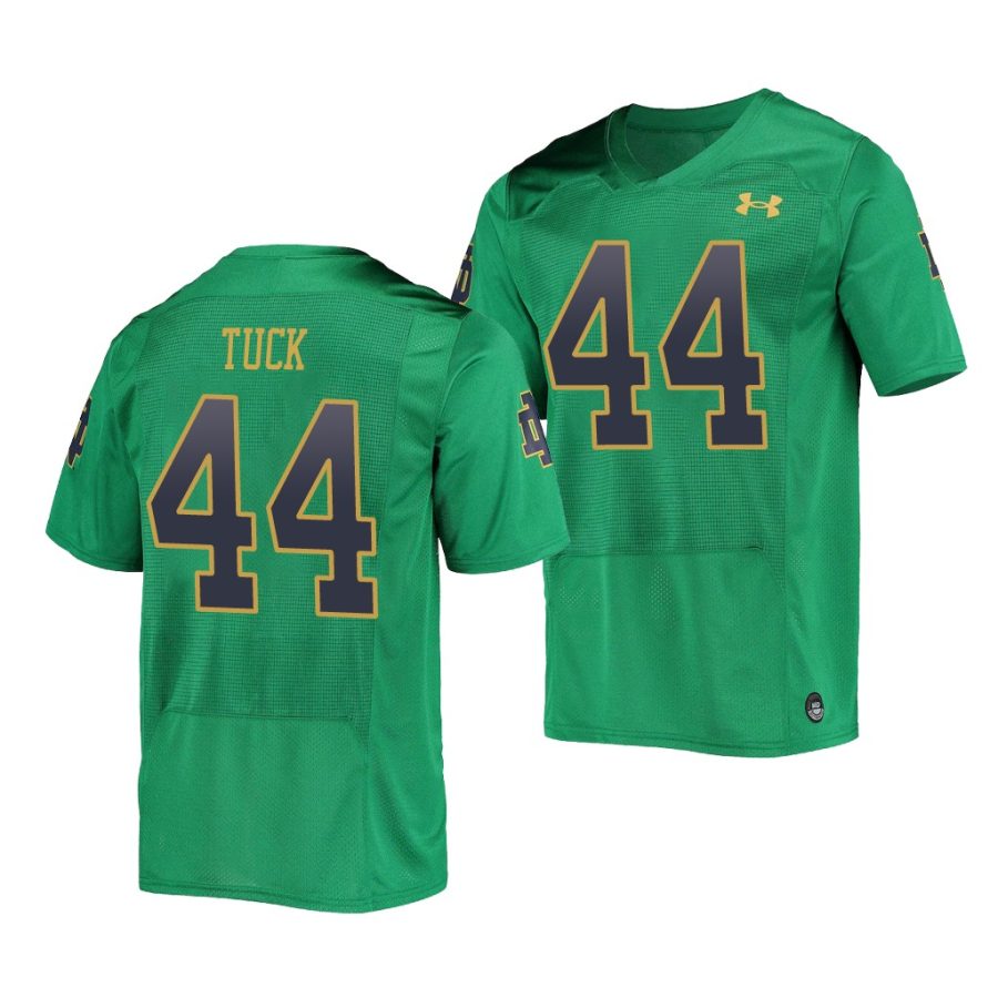 notre dame fighting irish justin tuck green college football men's jersey