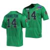 notre dame fighting irish kyle hamilton green 2022 fiesta bowl shamrock series jersey