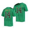 notre dame fighting irish kyle hamilton green college football men's jersey