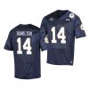 notre dame fighting irish kyle hamilton navy 2021 rose bowl college football jersey