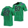 notre dame fighting irish michael mayer green 2022 fiesta bowl shamrock series jersey