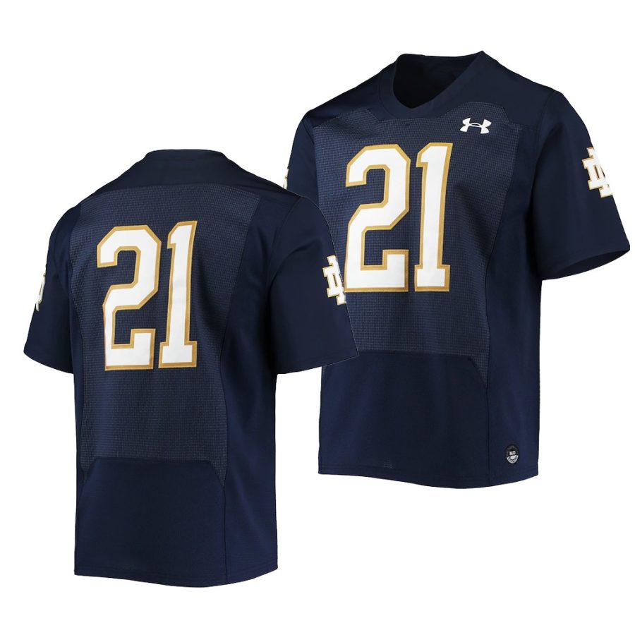 notre dame fighting irish navy college football authentic jersey