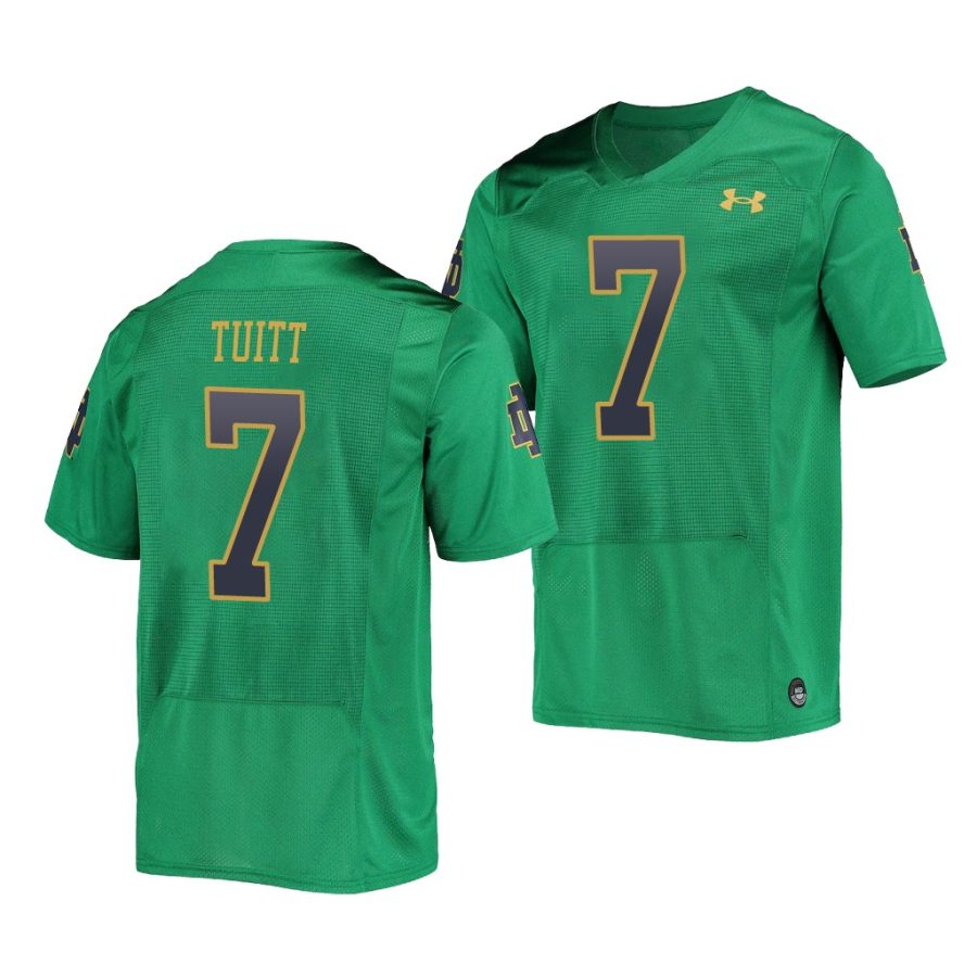 notre dame fighting irish stephon tuitt green college football men's jersey