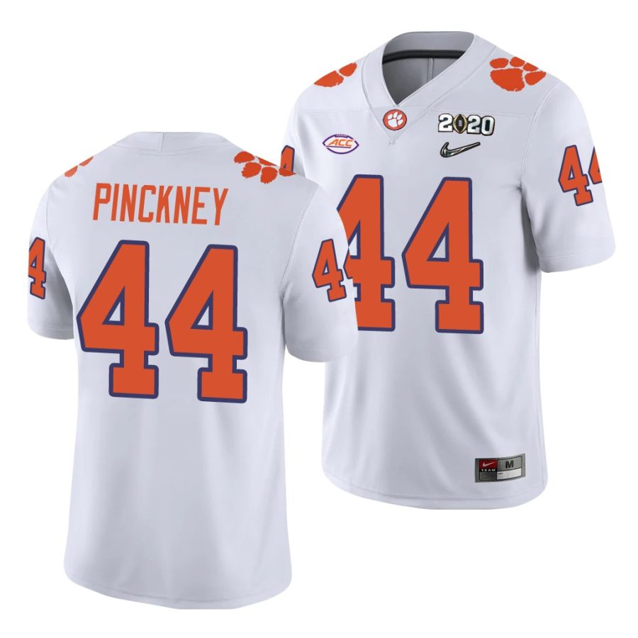 nyles pinckney white college football men's jersey