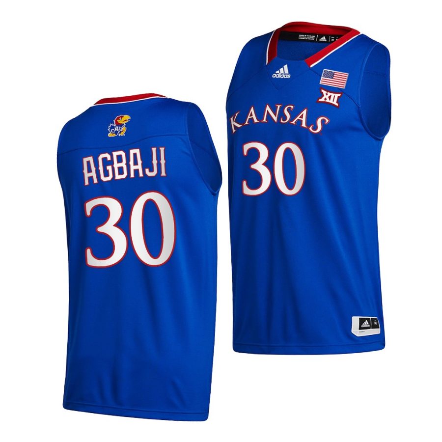 ochai agbaji royal college basketball men jersey