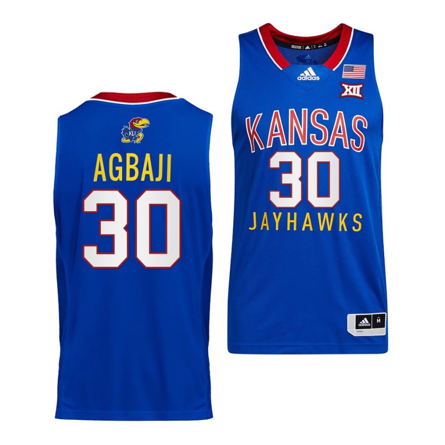 ochai agbaji royal college basketball throwback jersey