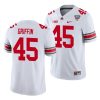 ohio state buckeyes archie griffin white 2021 sugar bowl college football jersey