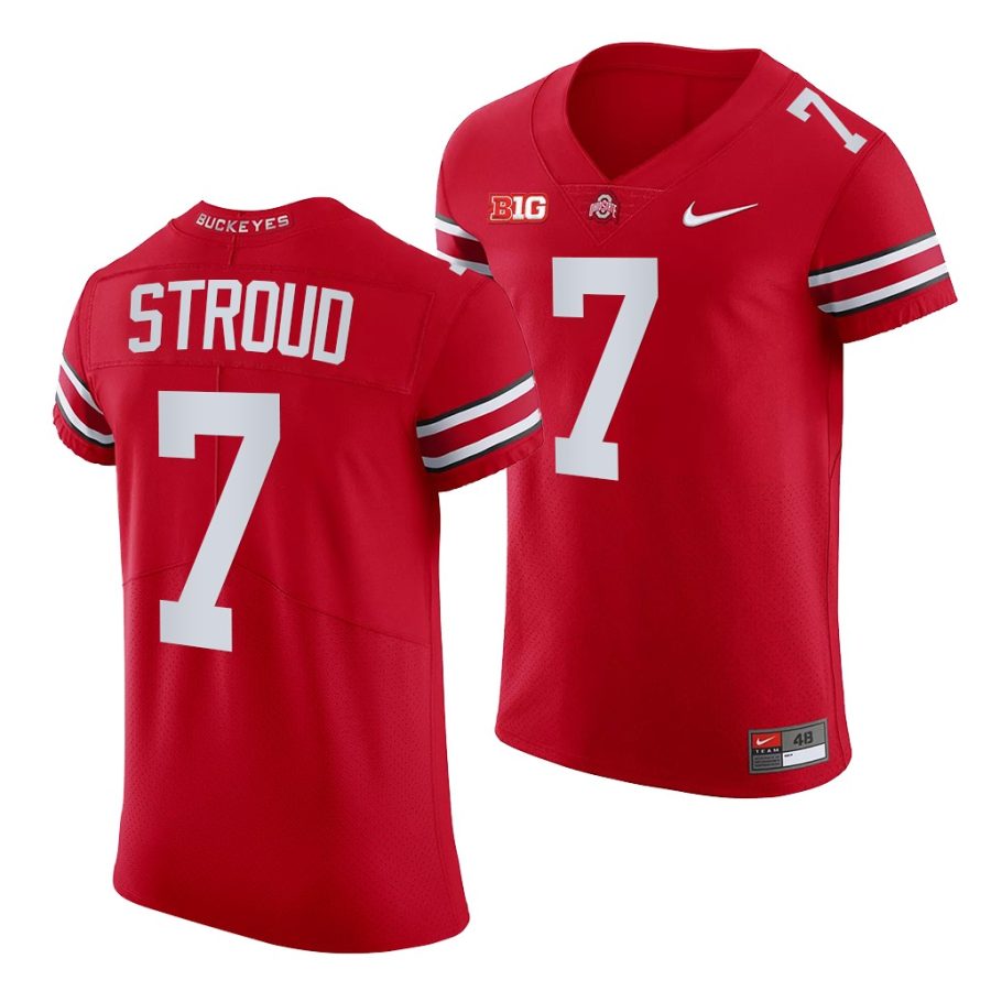 ohio state buckeyes c.j. stroud all scarlet college football elite jersey