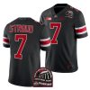 ohio state buckeyes c.j. stroud black 2022 rose bowl champions cfp jersey