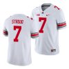 ohio state buckeyes c.j. stroud white game men's jersey