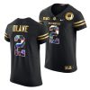 ohio state buckeyes chris olave 2022 rose bowl golden diamond edition black jersey