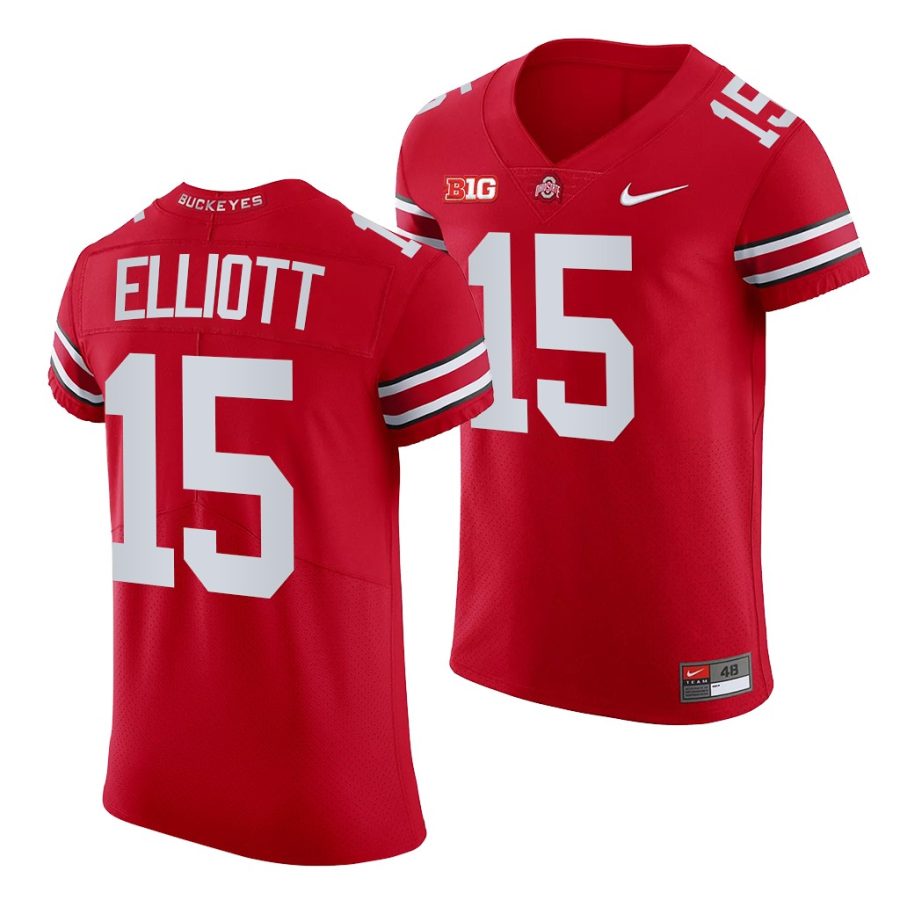 ohio state buckeyes ezekiel elliott all scarlet college football nfl elite jersey