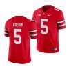 ohio state buckeyes garrett wilson scarlet game men's jersey 0