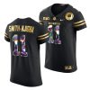 ohio state buckeyes jaxon smith njigba 2022 rose bowl golden diamond edition black jersey