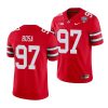 ohio state buckeyes joey bosa scarlet 2021 sugar bowl college football jersey