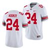 ohio state buckeyes malik hooker white 2021 sugar bowl college football jersey