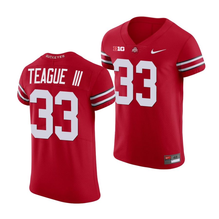 ohio state buckeyes master teague iii scarlet college football men's jersey