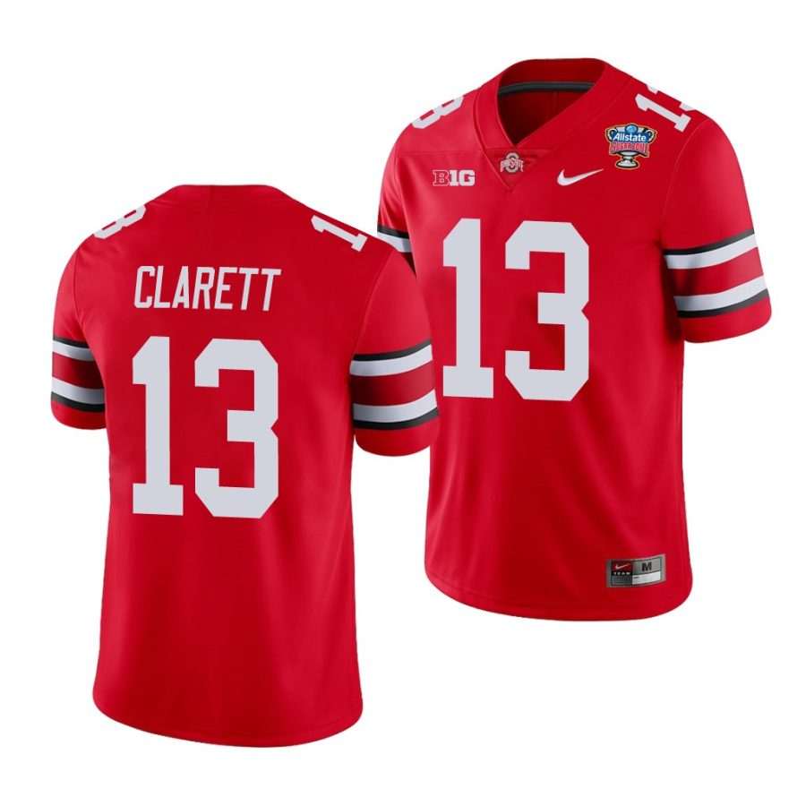 ohio state buckeyes maurice clarett scarlet 2021 sugar bowl college football jersey