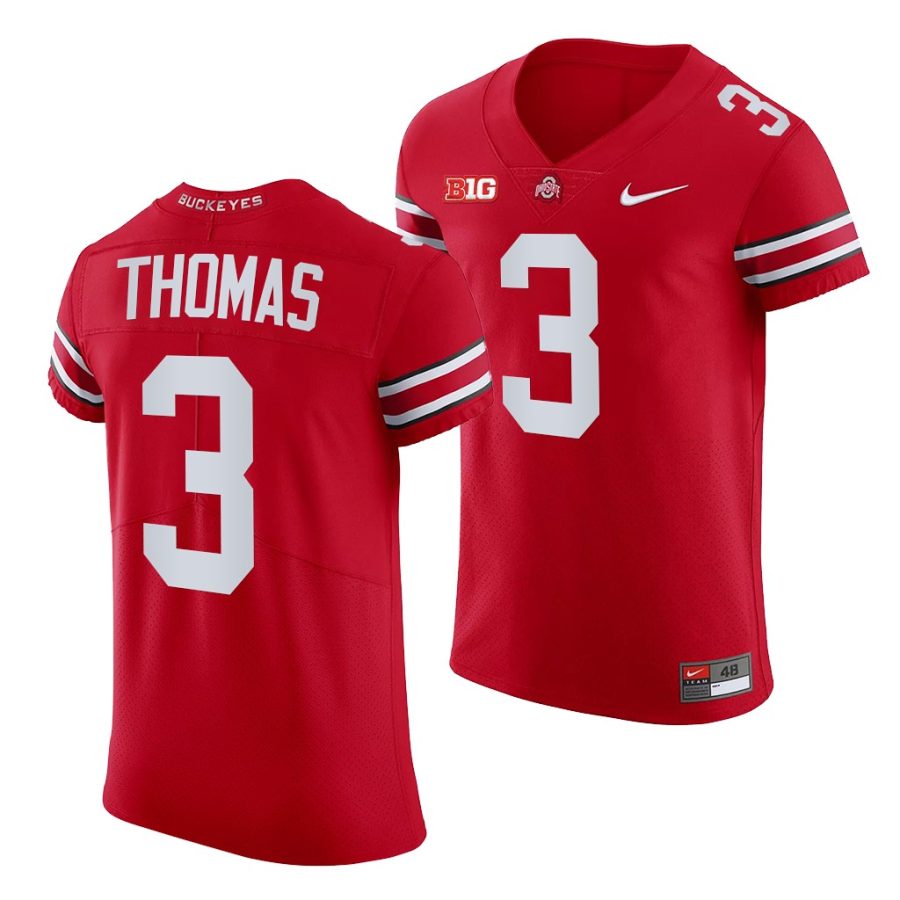 ohio state buckeyes michael thomas all scarlet college football nfl elite jersey