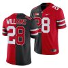 ohio state buckeyes miyan williams scarlet black split edition men jersey