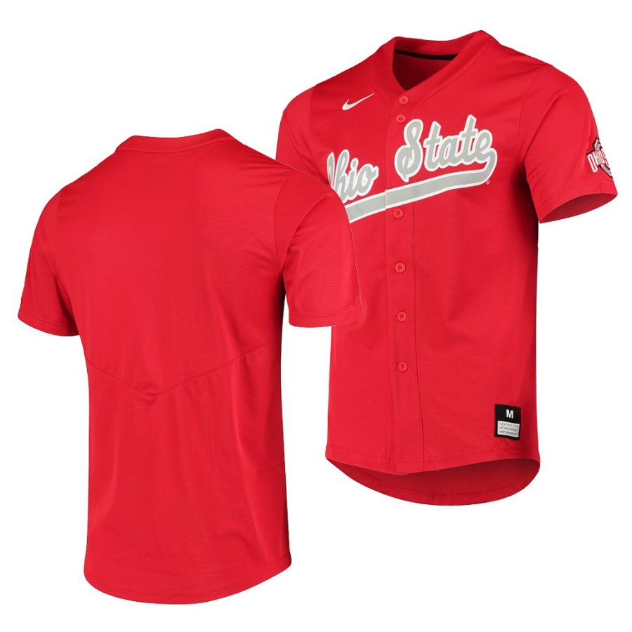 ohio state buckeyes red college baseball vapor untouchable elite jersey