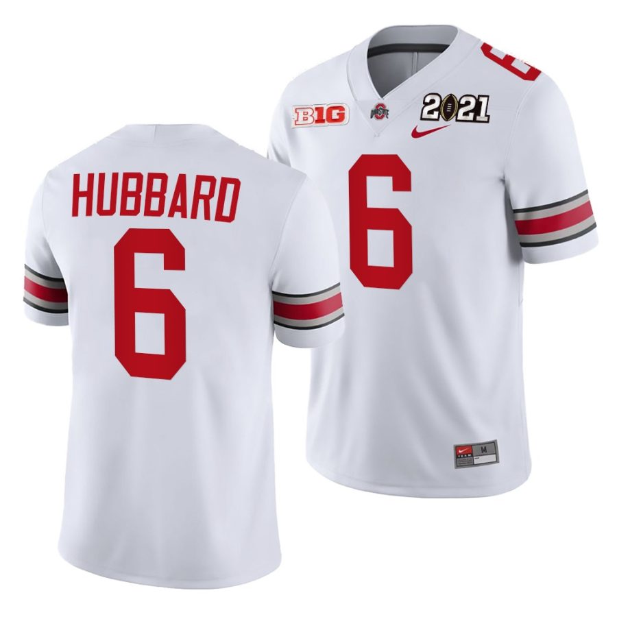 ohio state buckeyes sam hubbard white 2021 sugar bowl champions college football playoff college football playoff jersey 0