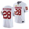 oklahoma sooners adrian peterson white 2021 red river showdown men jersey