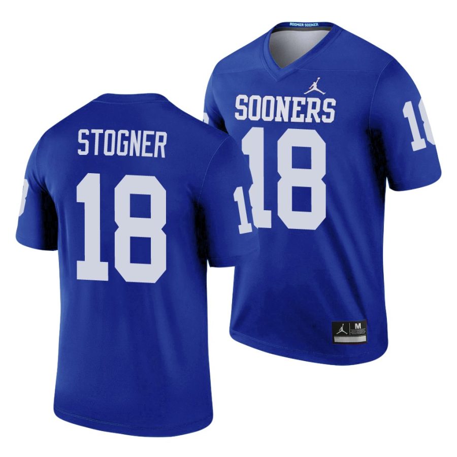 oklahoma sooners austin stogner blue legend men's jersey