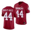 oklahoma sooners brendan radley hiles crimson alumni men's jersey