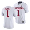 oklahoma sooners kyler murray white game men's jersey