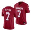 oklahoma sooners spencer rattler crimson alumni men's jersey