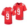 ole miss rebels jerrion ealy youth red untouchable jersey