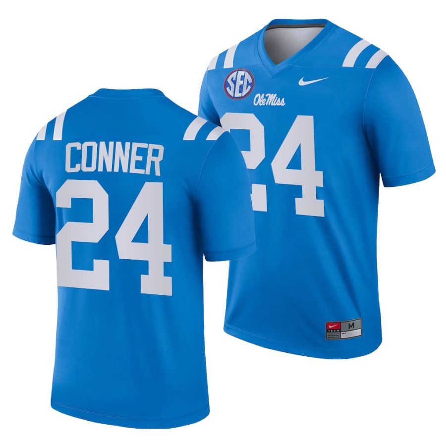 ole miss rebels snoop conner blue college football men jersey