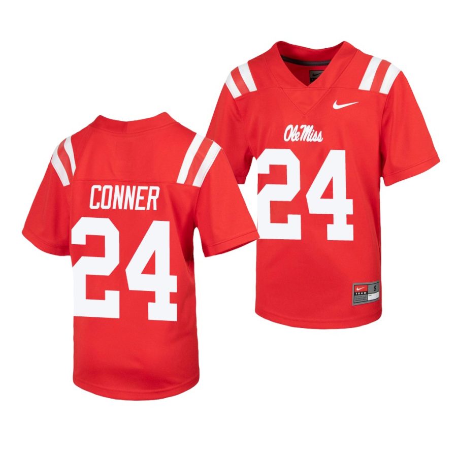 ole miss rebels snoop conner youth red untouchable jersey