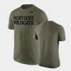 olive stencil wordmark kentucky wildcats shirt