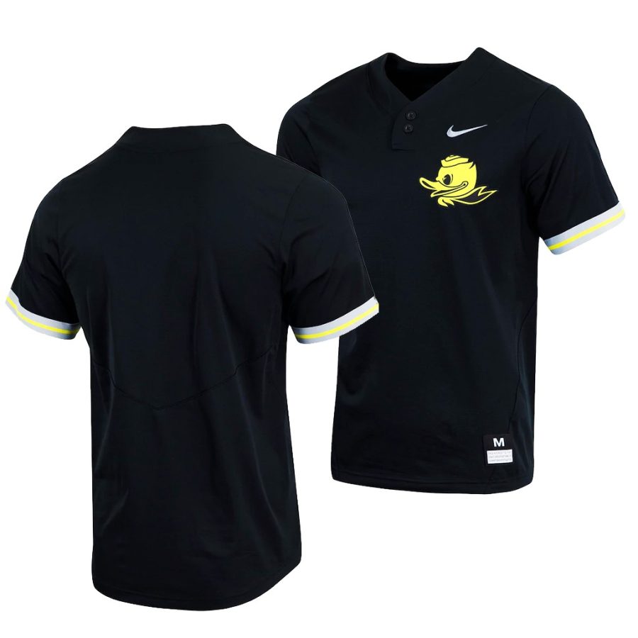 oregon ducks black college baseball replica jersey