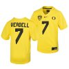 oregon ducks cj verdell youth yellow college football 2021 22 jersey